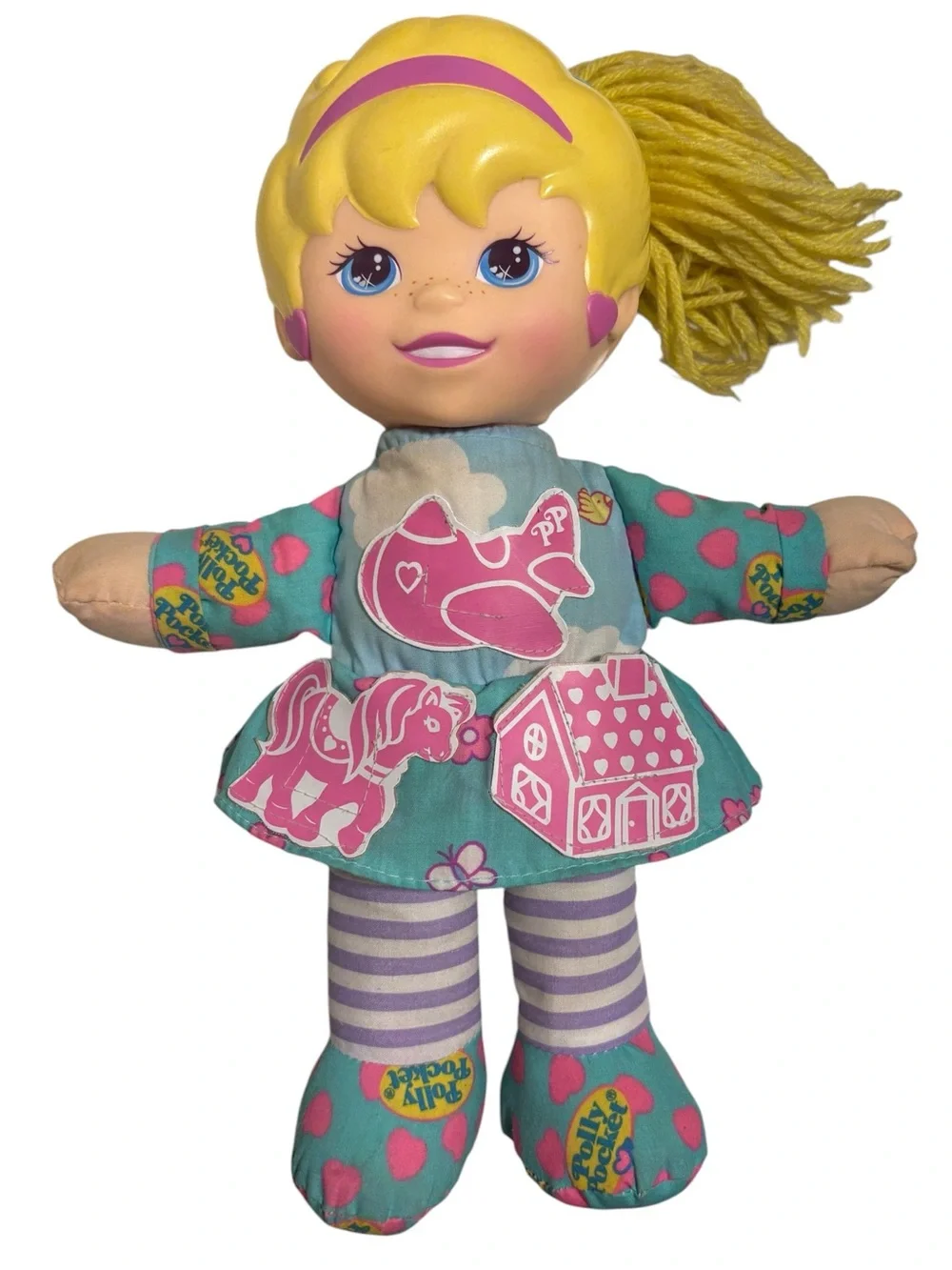 Polly Pocket Vintage 1995 Blue Bird Plush Doll