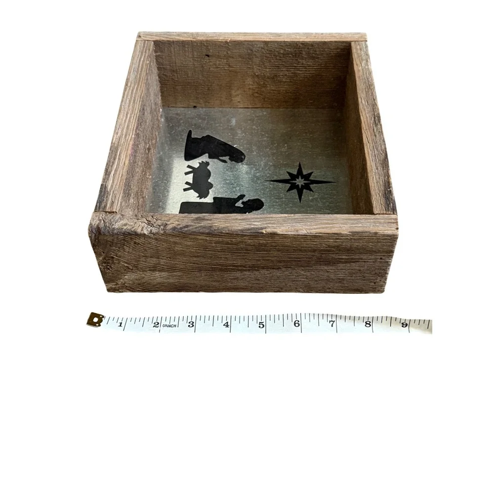Unbranded rustic nativity