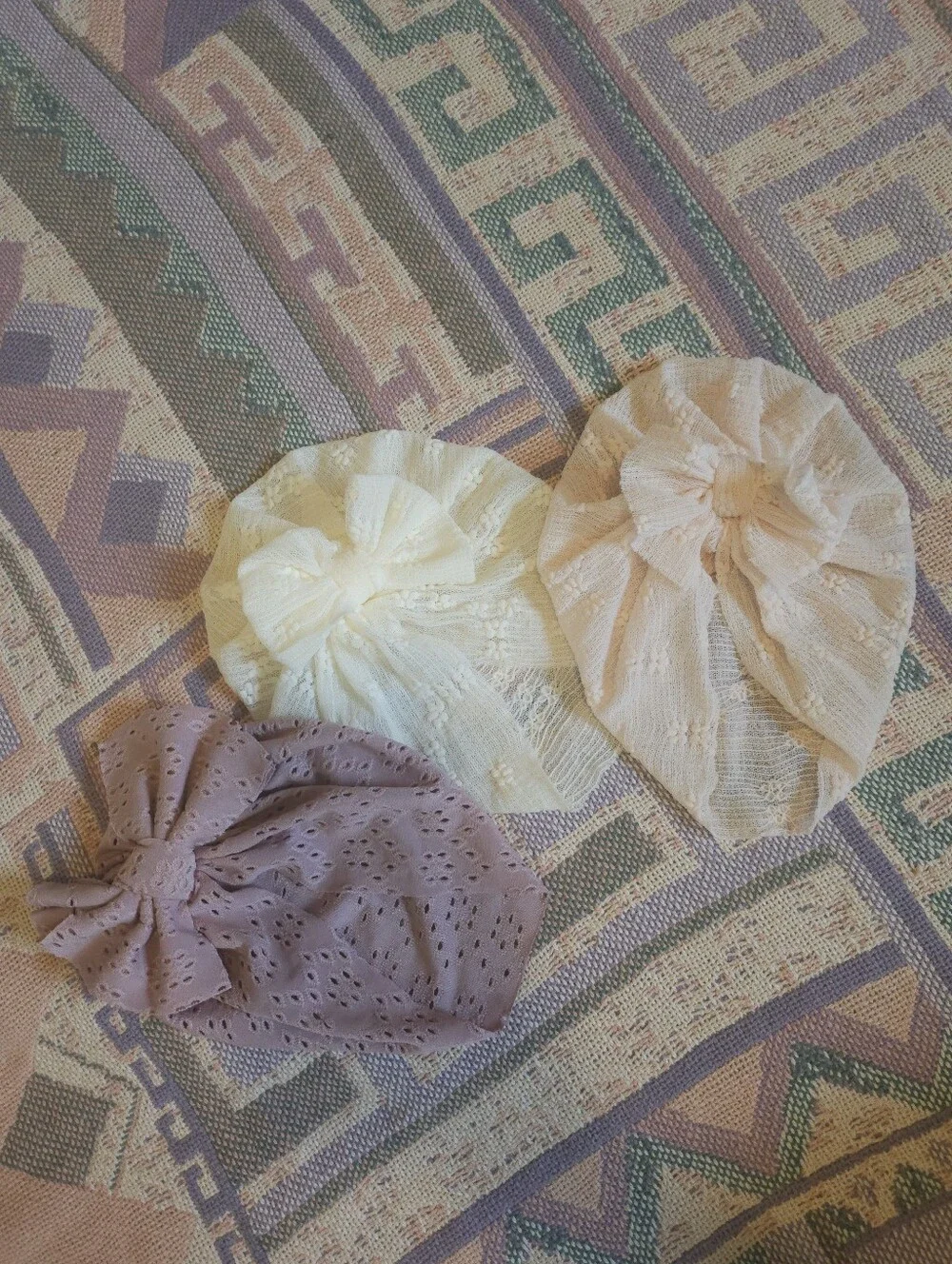 3 Baby Head Turbans