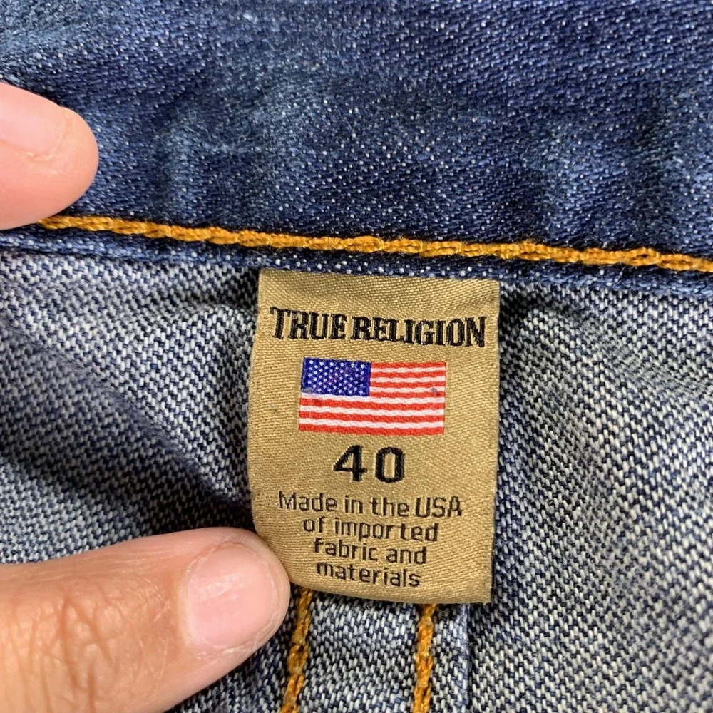 True Religion stitching rn