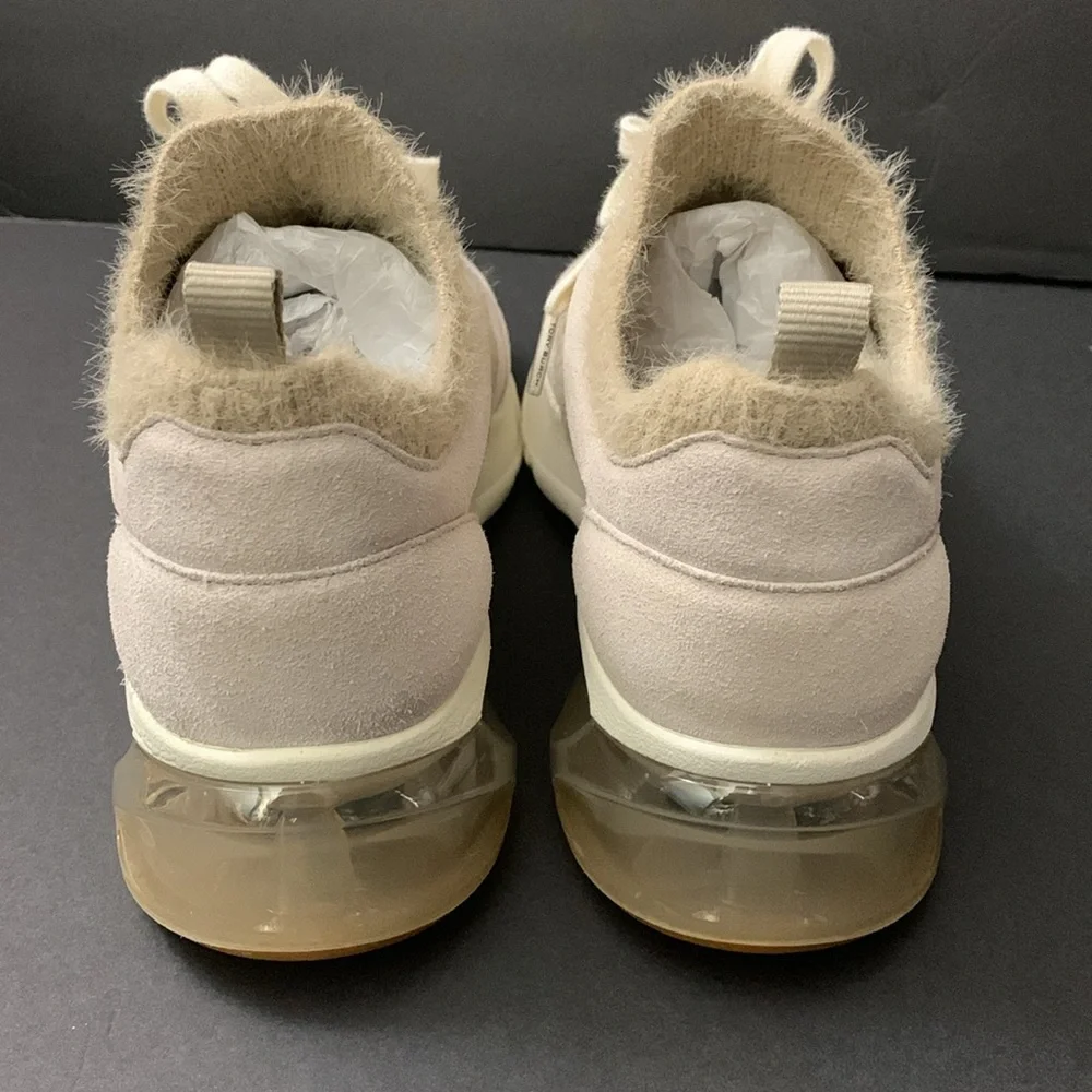 Tory Burch GOOD LUCK MOHAIR TRAINER MOHAIR / KNIT CALCARE Sneakers in box $298