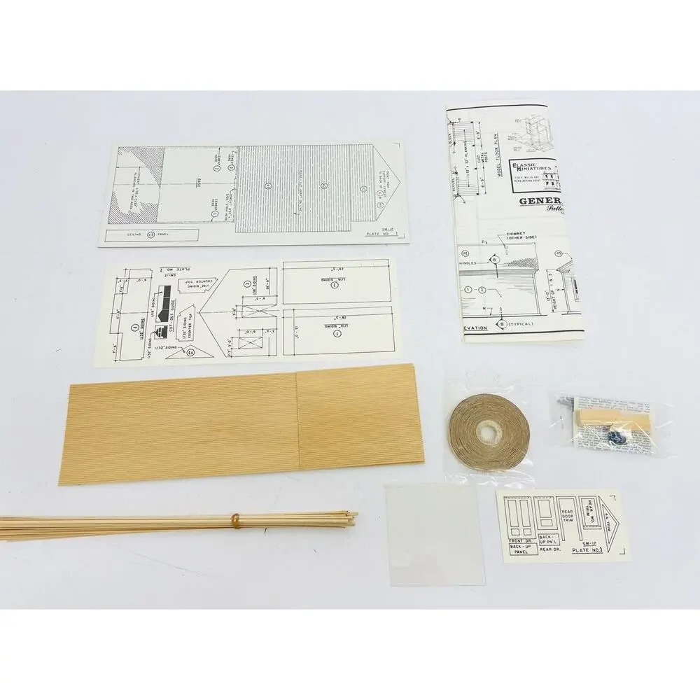 Classic Miniatures HO 1897 General Store CM-4 New Open Box