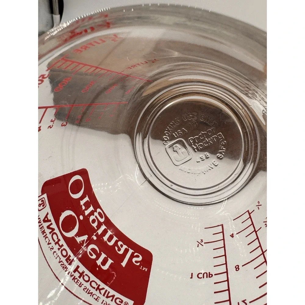 Anchor Hocking clear handle
