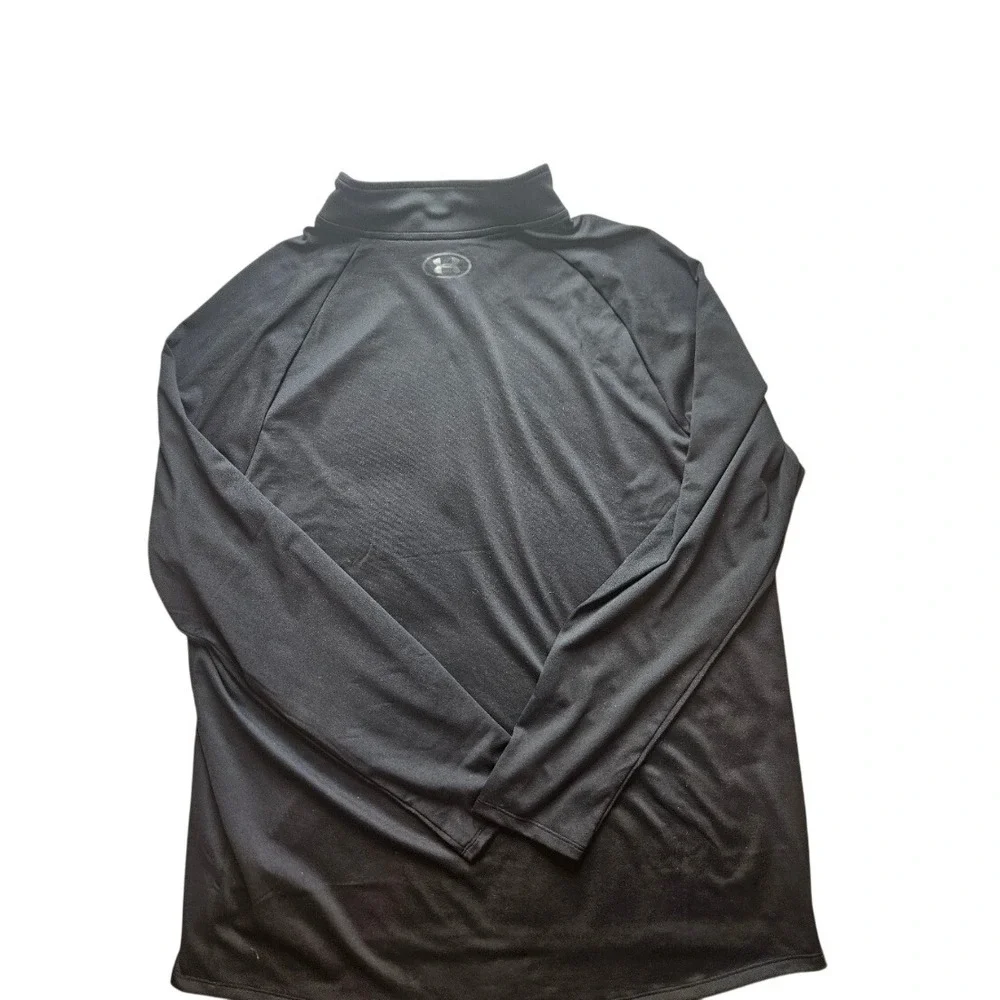 Under Armour Mens Tech 2.0 1/2 Zip Pullover Black Long Sleeve Training Top L