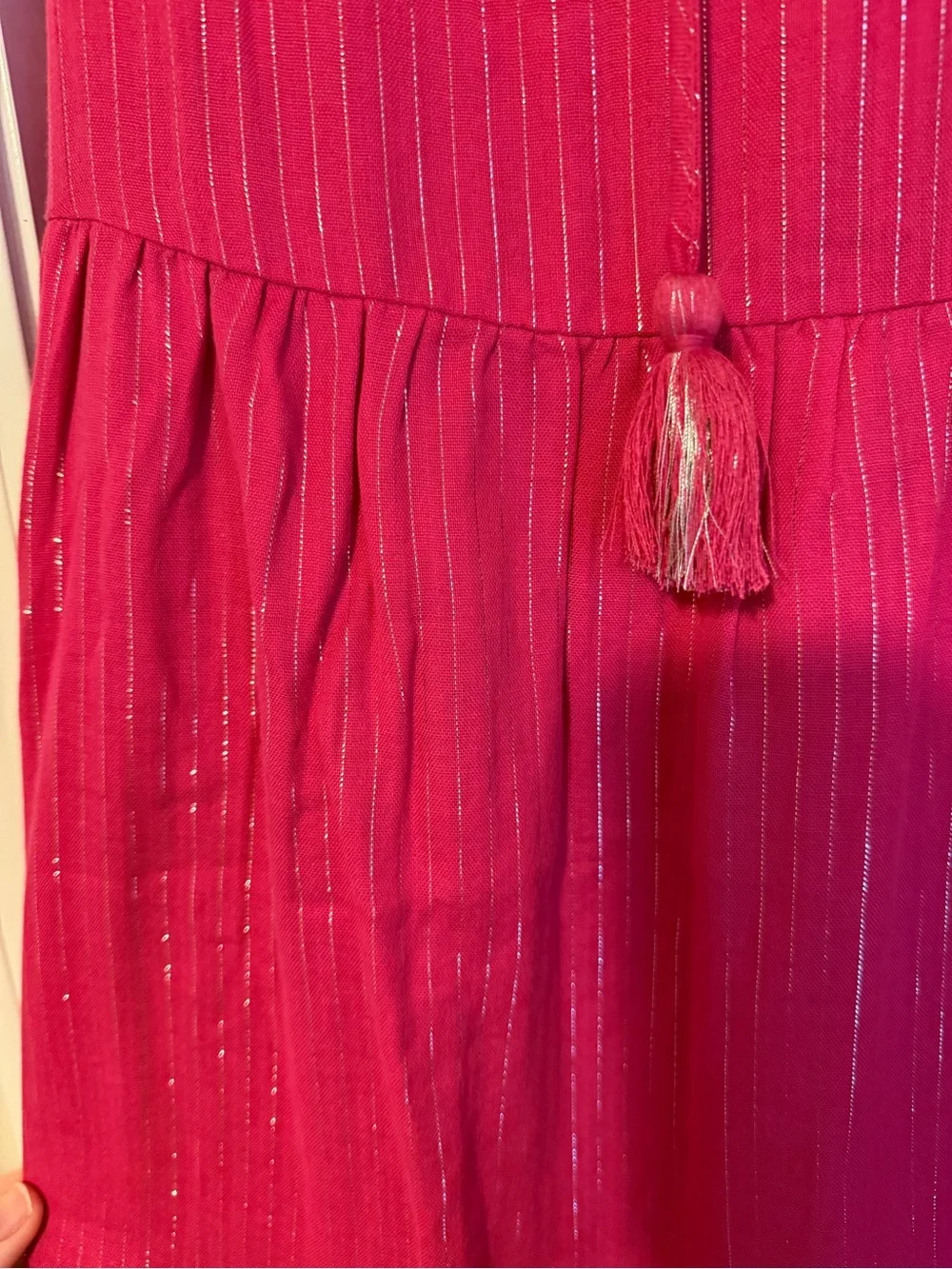 J. Crew sleeveless tiered