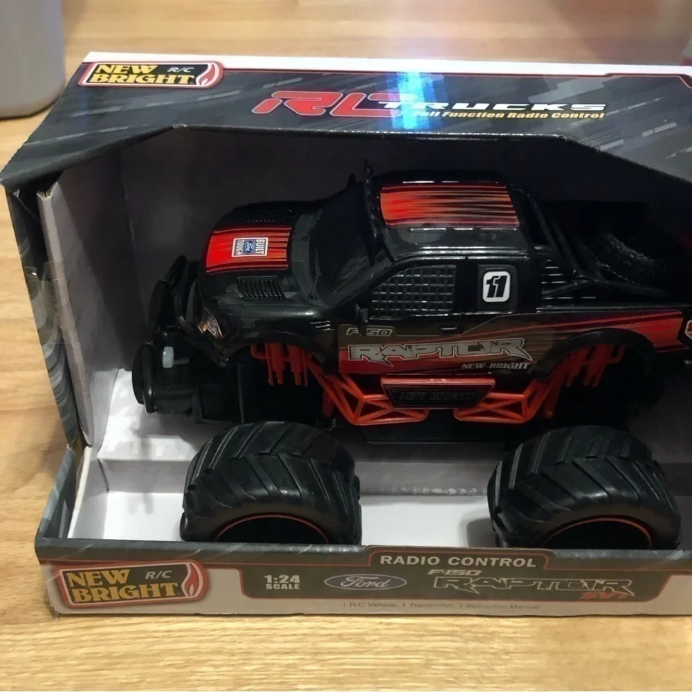 Ford F150 Raptor RC Truck Toy NEW Black Red Remote Control Car