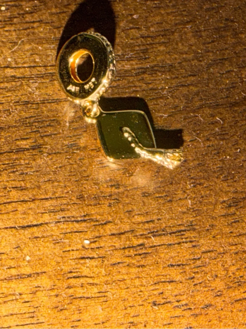 Pandora Gold Graduation Cap Dangle Charm