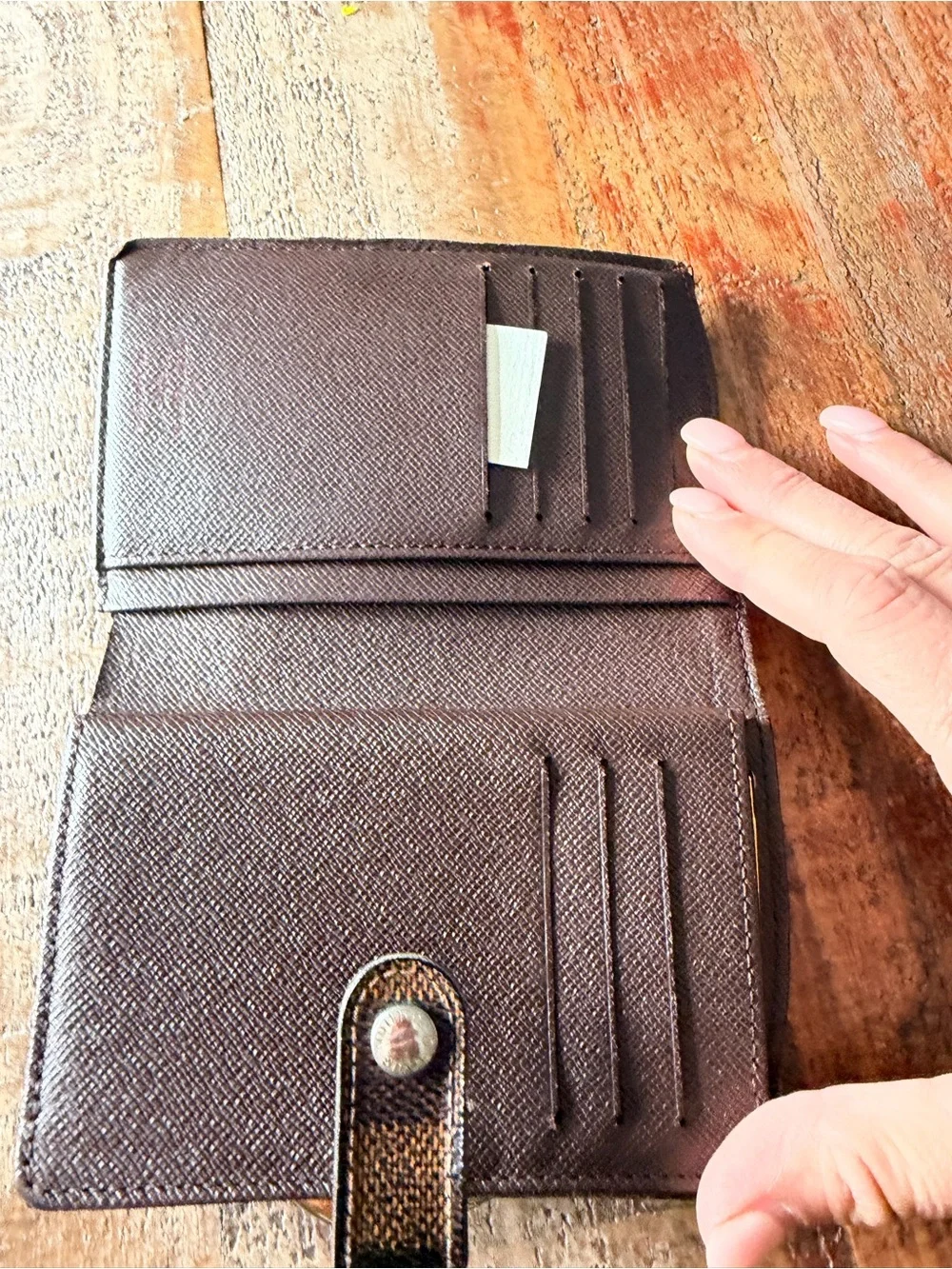 Louis Vuitton canvas check pattern