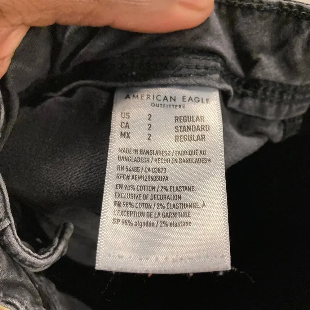 vintage baggy y2k American eagle cargo pants 25x27
