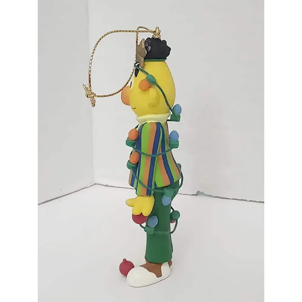 1992 Grolier Bert Christmas Lights Sesame Street Ornament Jim Henson Boxed