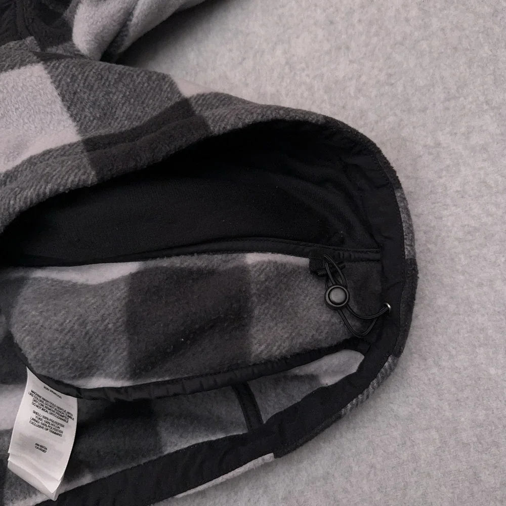 Columbia Interchange Fleece Jacket Men's‎ XXL Gingham Plaid Full Zip Denali