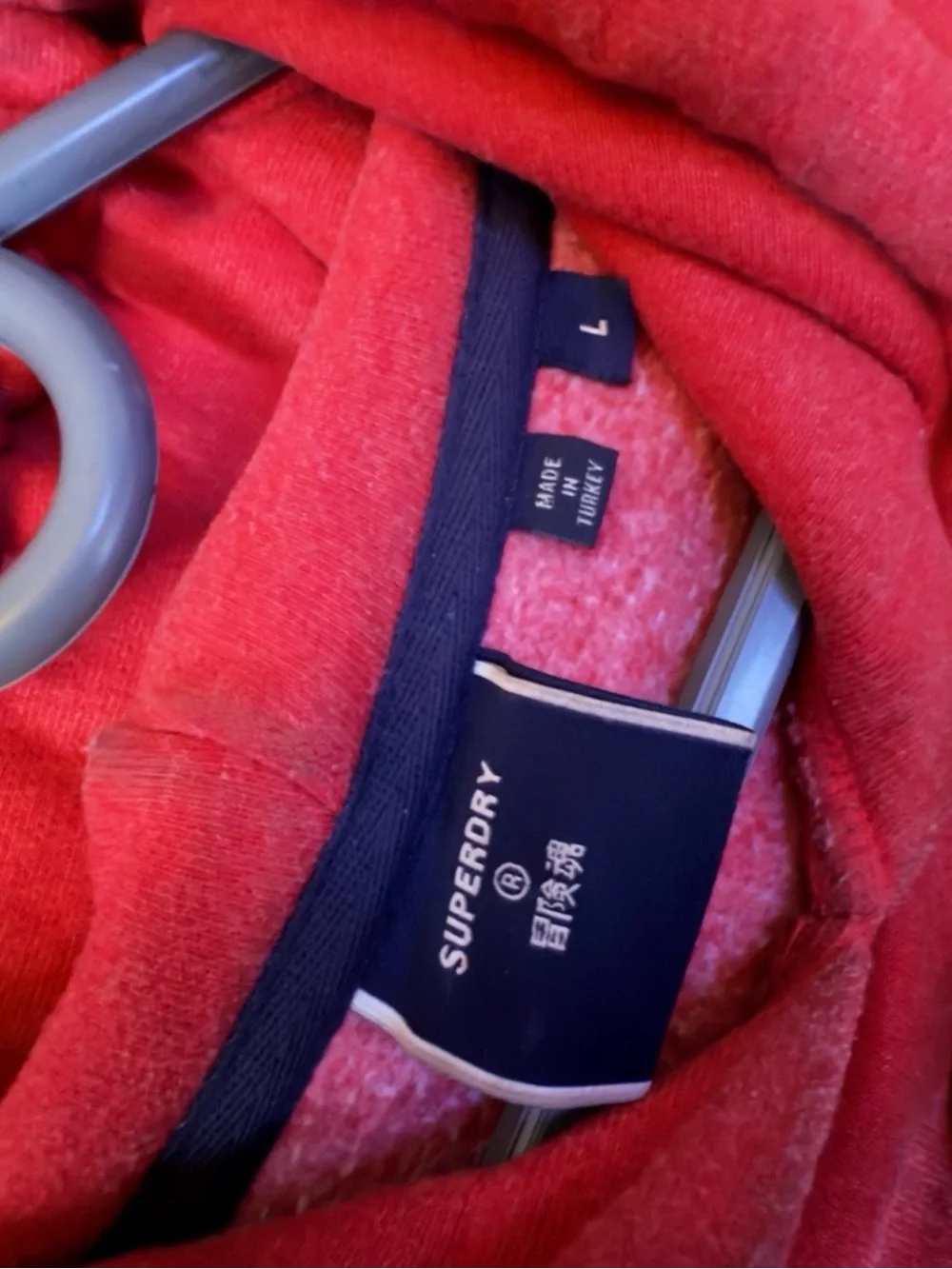 Superdry Red Pullover Hoodie - Men's Sportswear