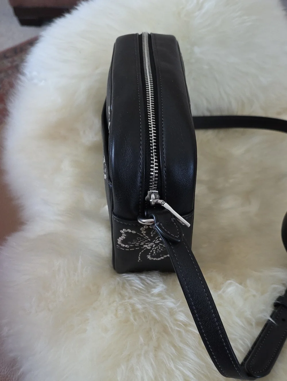 Beautiful Like New Coach Jamie Camera Crossbody Bag With Butterflies 🖤🦋✨️🩷