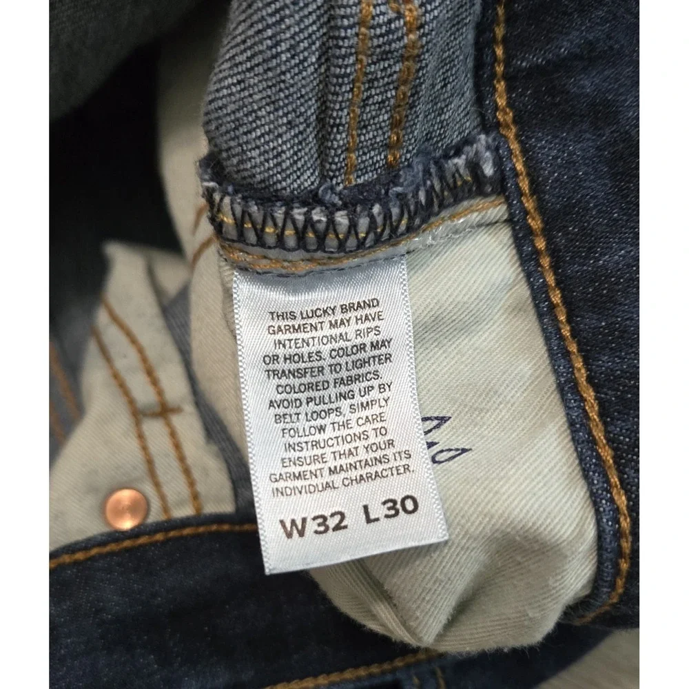 Lucky Brand Jeans 110 Slim Dark Wash Men's Size 32x30 (Fits 34x29)