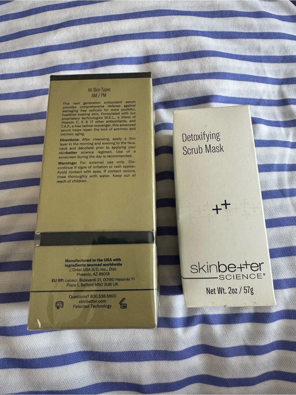 New SKINBETTER science Alto Advanced Defense & Repair Serum - Gold FREE Mask!