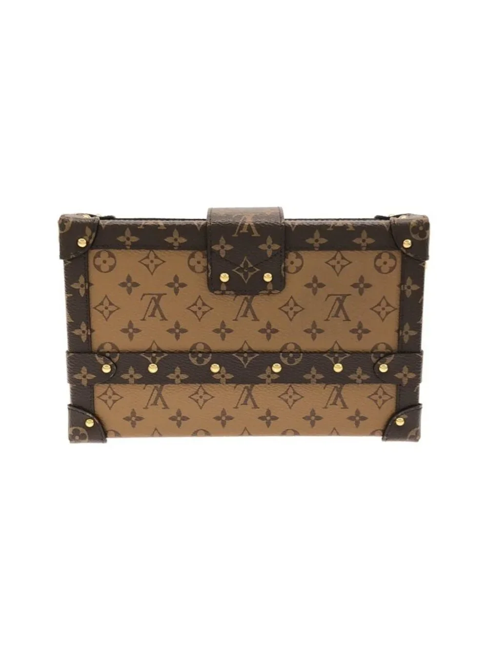 Louis Vuitton Monogram Reverse Petite Malle Shoulder