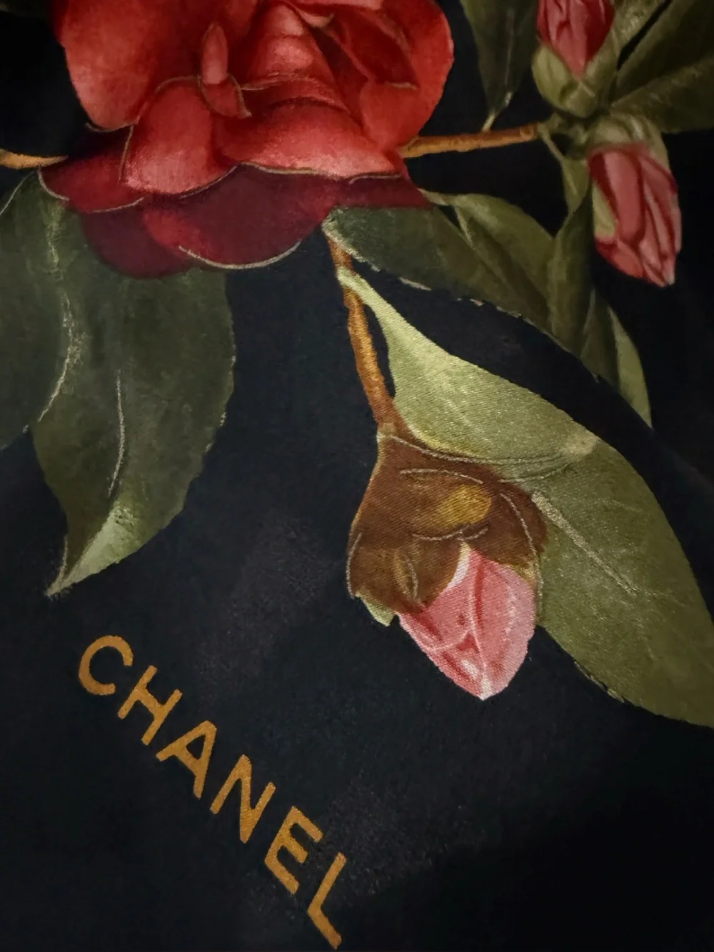 CHANEL vintage silk