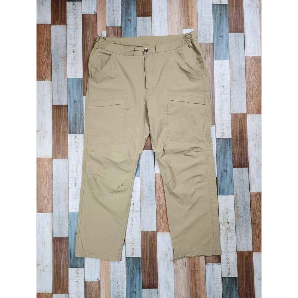 Free Soldier Tactical Pants Mens 38x30 Tan Khaki‎ Cargo Hiking Outdoor Work Gear