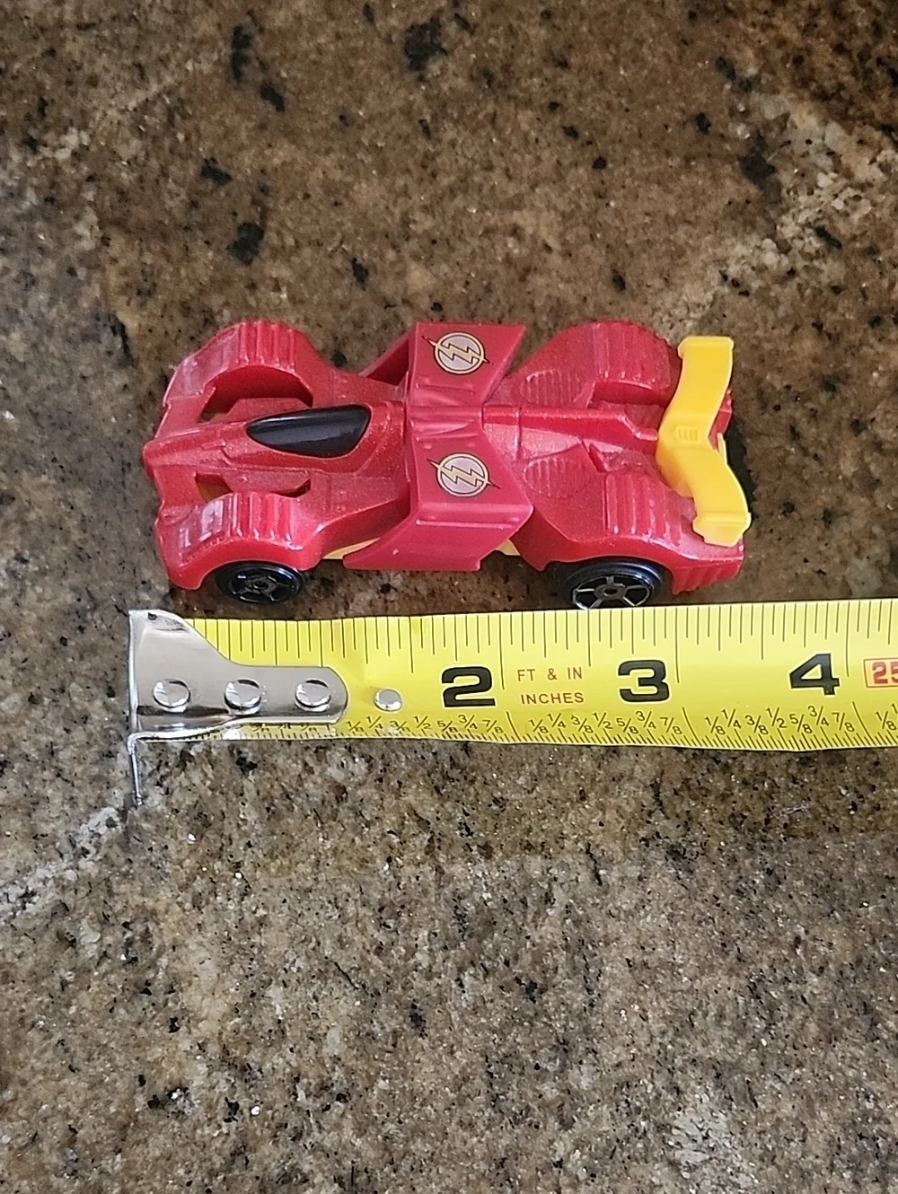 Hot Wheels McDonald's Pull & Go Flash Car Red Plastic - 2016 Collectible