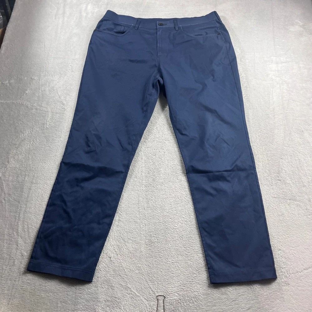 Public Rec All Day Every Day 5-Pocket Pants Navy Blue Mens 34x30 Travel Chino