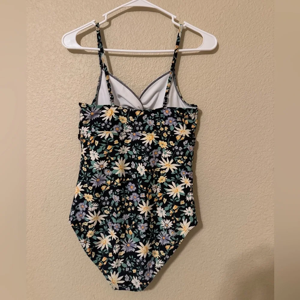 abercrombie kids swimsuit black yellow