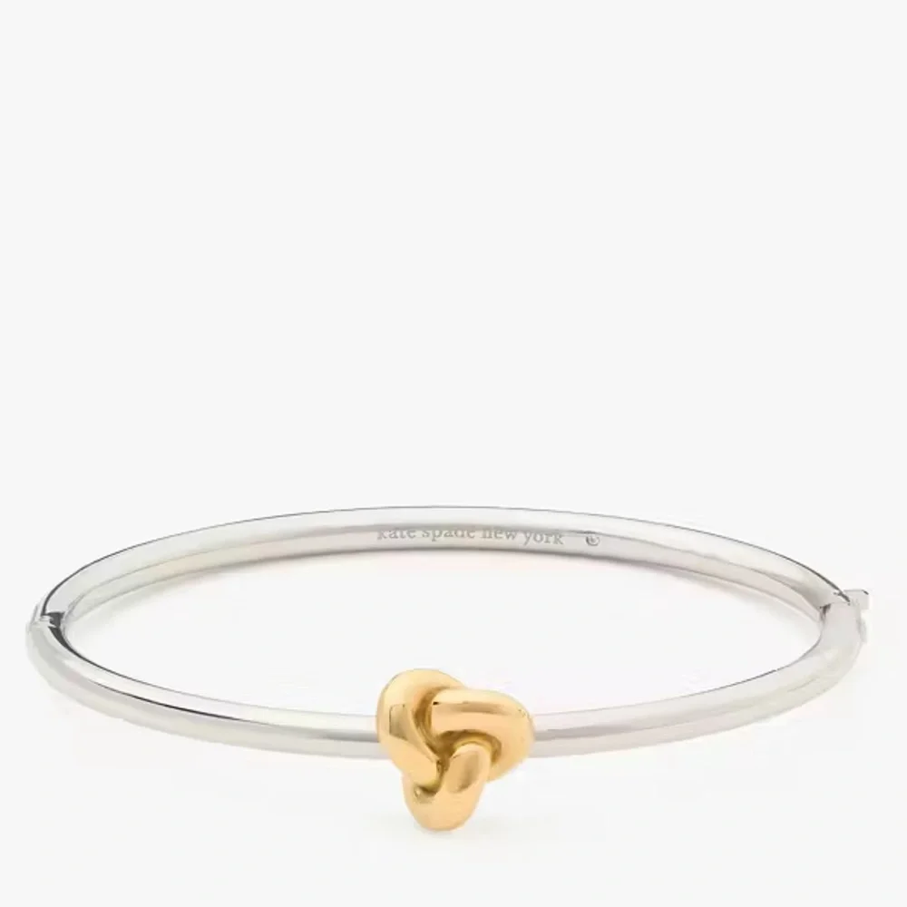 $78 Kate Spade Double Knot Hinged Bangle