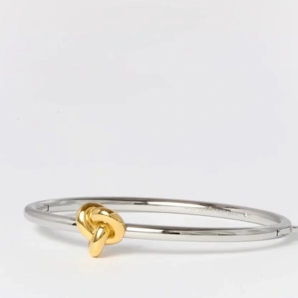 $78 Kate Spade Double Knot Hinged Bangle