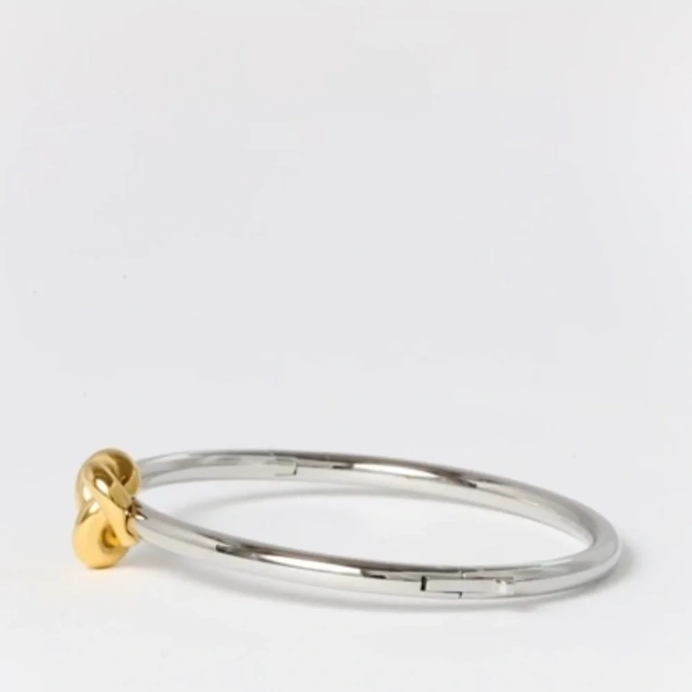 $78 Kate Spade Double Knot Hinged Bangle