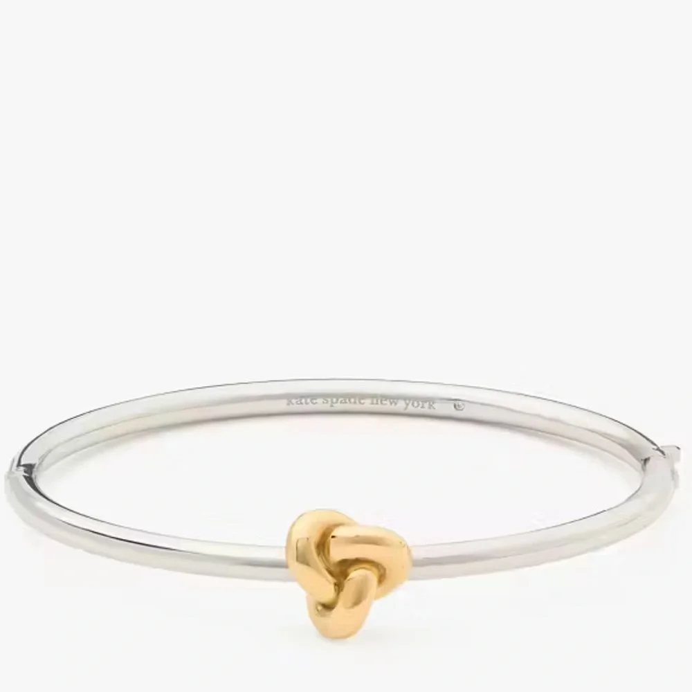 $78 Kate Spade Double Knot Hinged Bangle