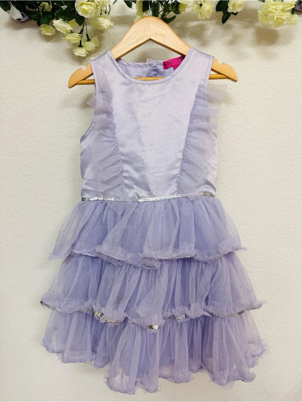 Betsey Johnson • Lavender Tiered Tulle Party Dress