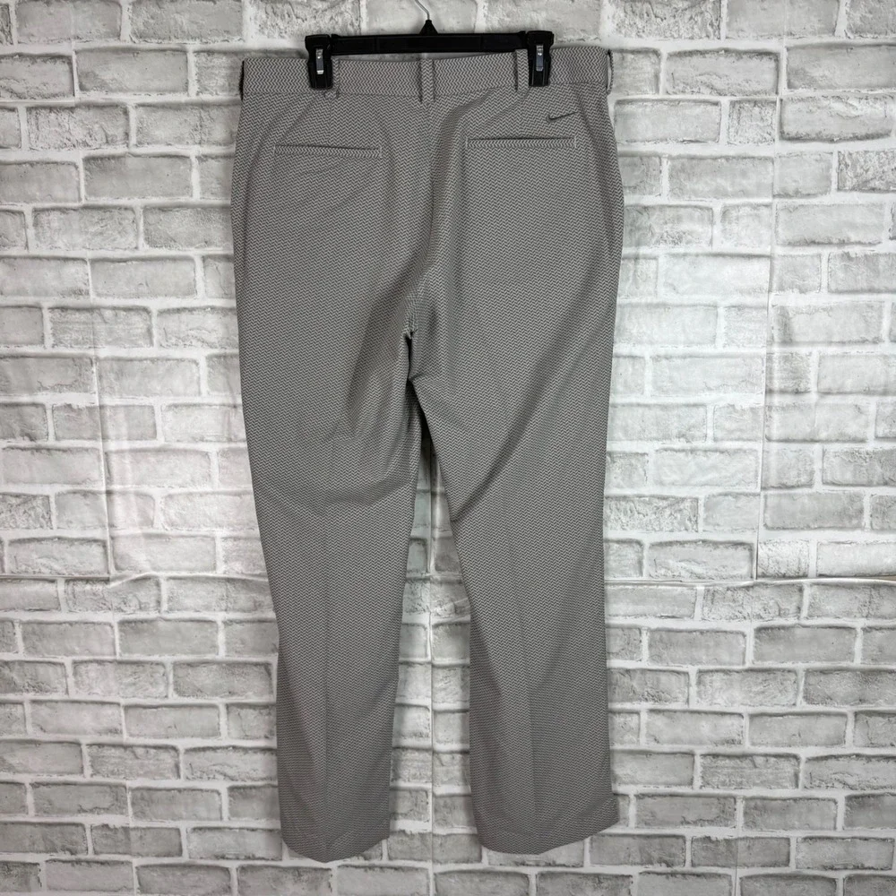 Nike Golf Tour Performance Dri-FIT Pants Mens 35 x 32 Grey Chevron 483599-082