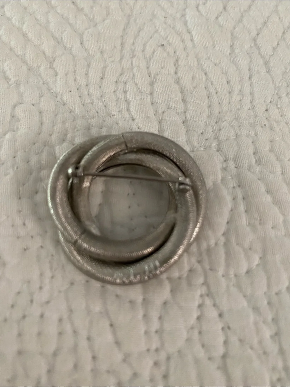 Sarah Coventry Vintage Silver-tone Coiled Circles Brooch