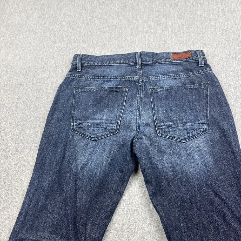 DKNY‎ Jeans Mens 32x32 Blue Denim Bleecker Straight Leg Dark Wash Casual Classic