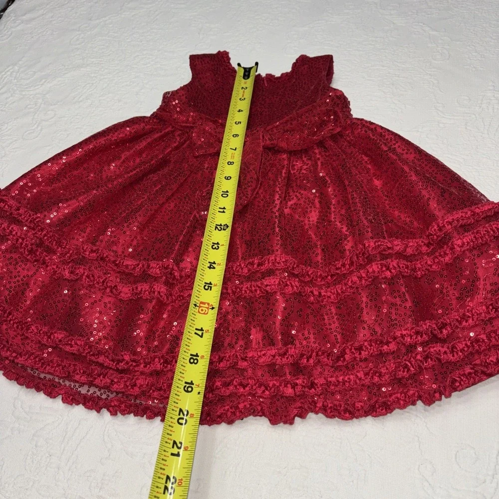 AMERICAN PRINCESS Red SEQUINS PARTY DRESS GIRLS SIZE 2TSpecial Occasion/Holiday
