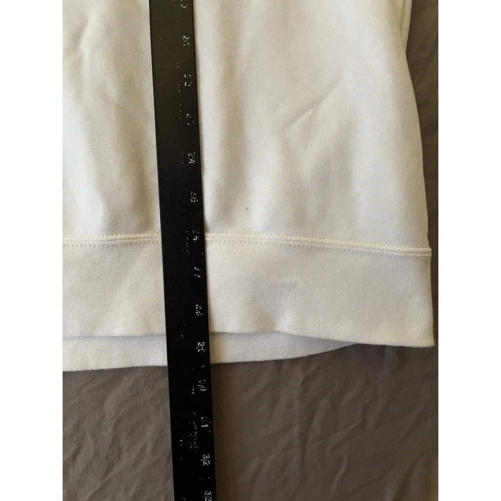 Nike Swoosh Pullover Sweatshirt Men's Size Xl White Crew Long Sleeve DJ0465-100