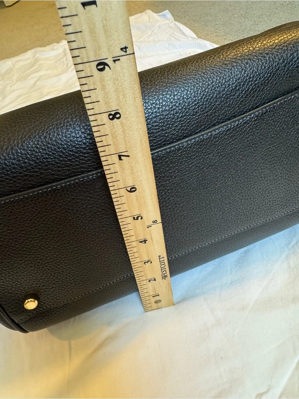 Coach structured satchel