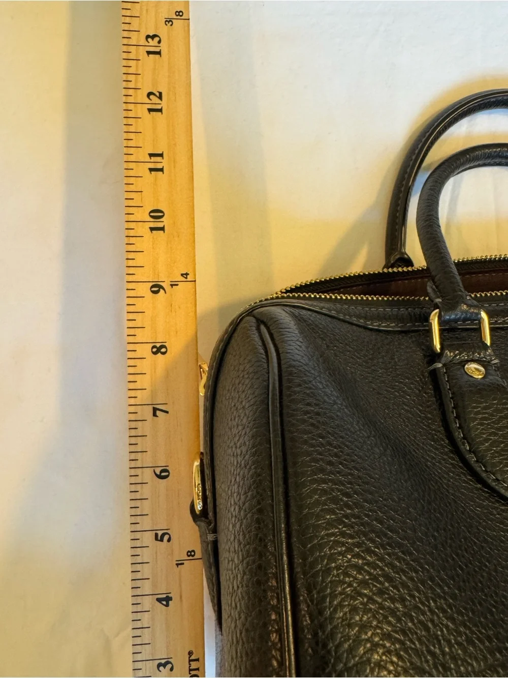 Coach structured satchel
