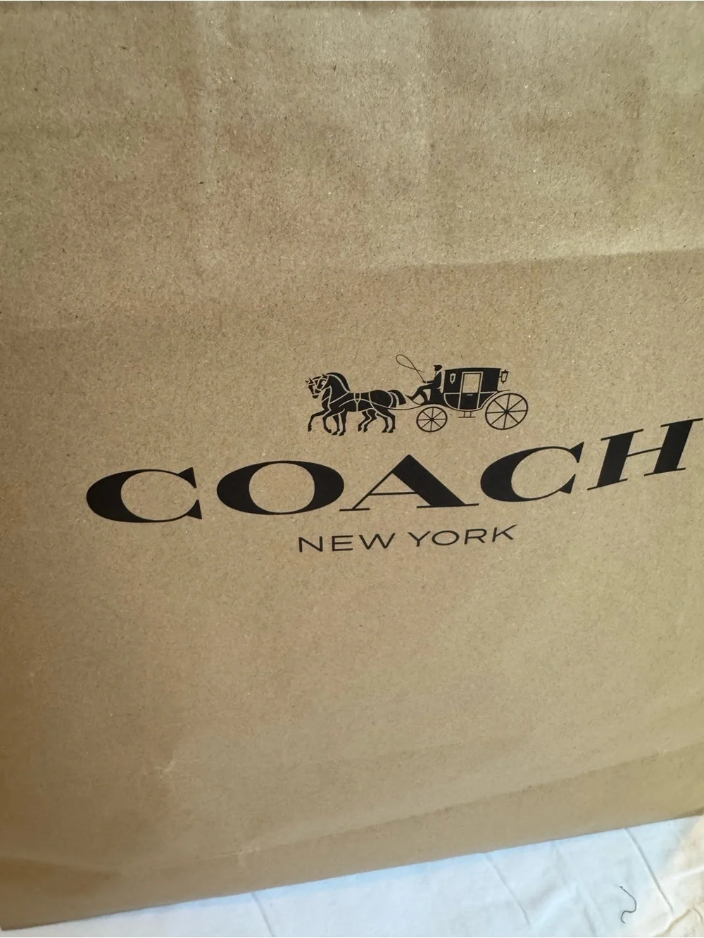 Coach structured satchel