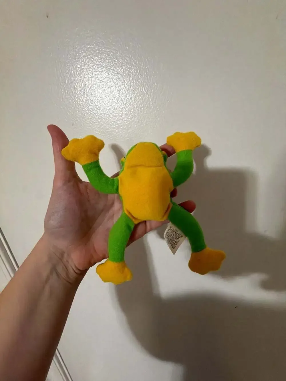 Vintage Ty Teenie Beanie Baby Smoochy the Frog Plush