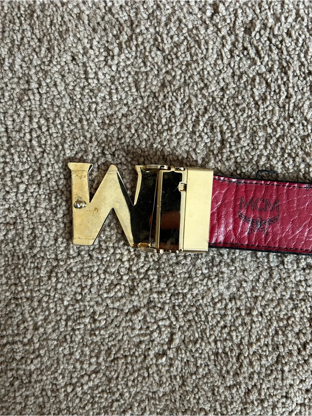 MCM luxurious belt