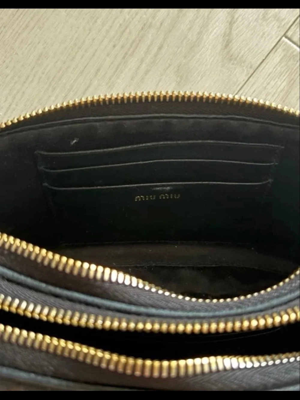 Miu Miu compact matelassé