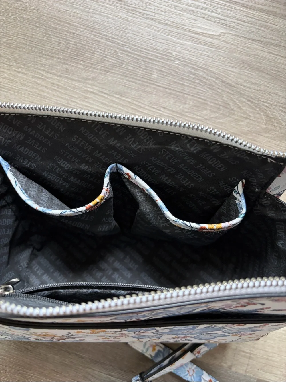 Steve Madden Blue Floral Crossbody