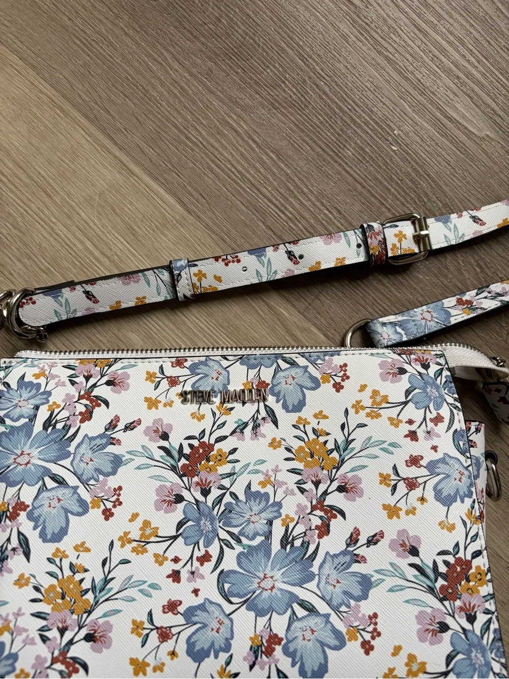 Steve Madden Blue Floral Crossbody
