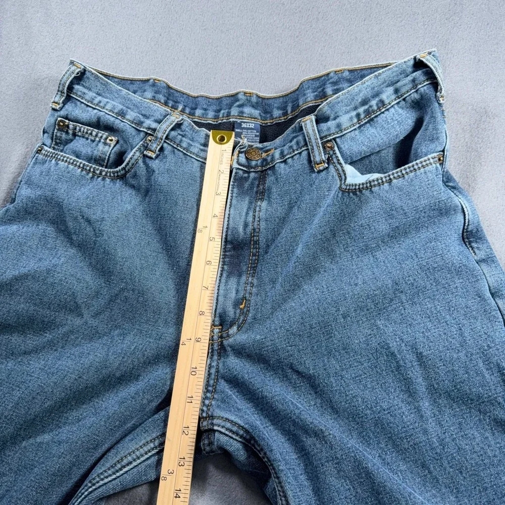 Full Blue Men's Fleece Lined Jeans Outdoor Workwear Denim HB003 Bonded sz 36x32