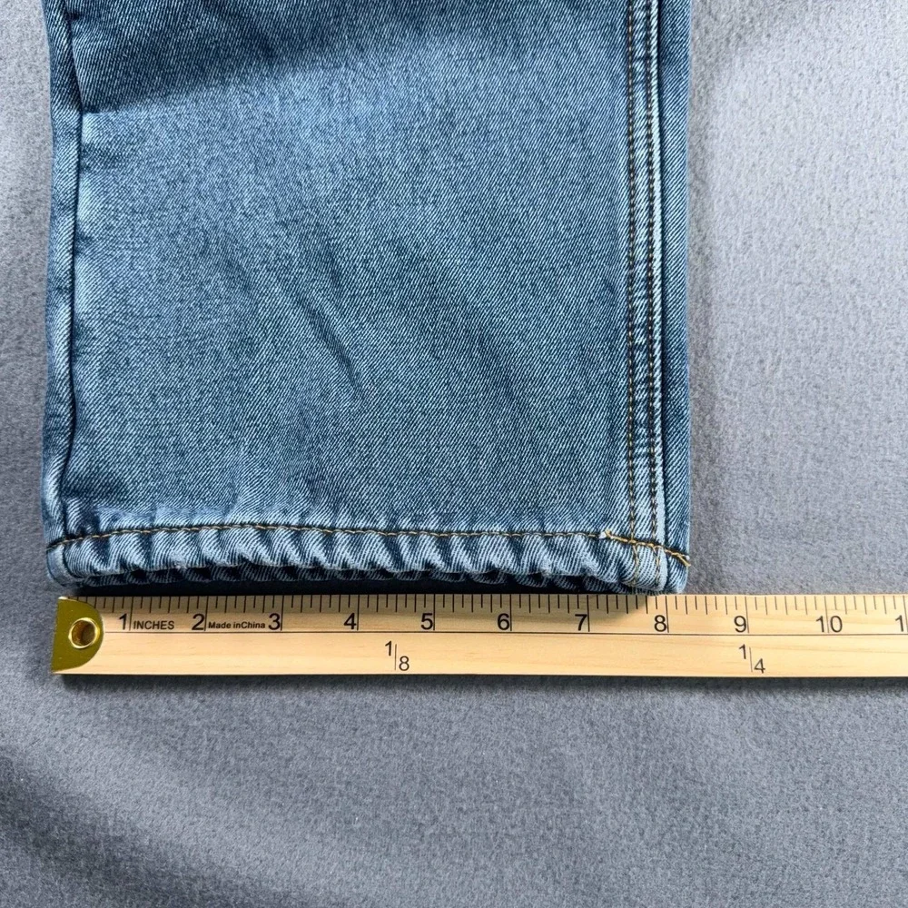 Full Blue Men's Fleece Lined Jeans Outdoor Workwear Denim HB003 Bonded sz 36x32