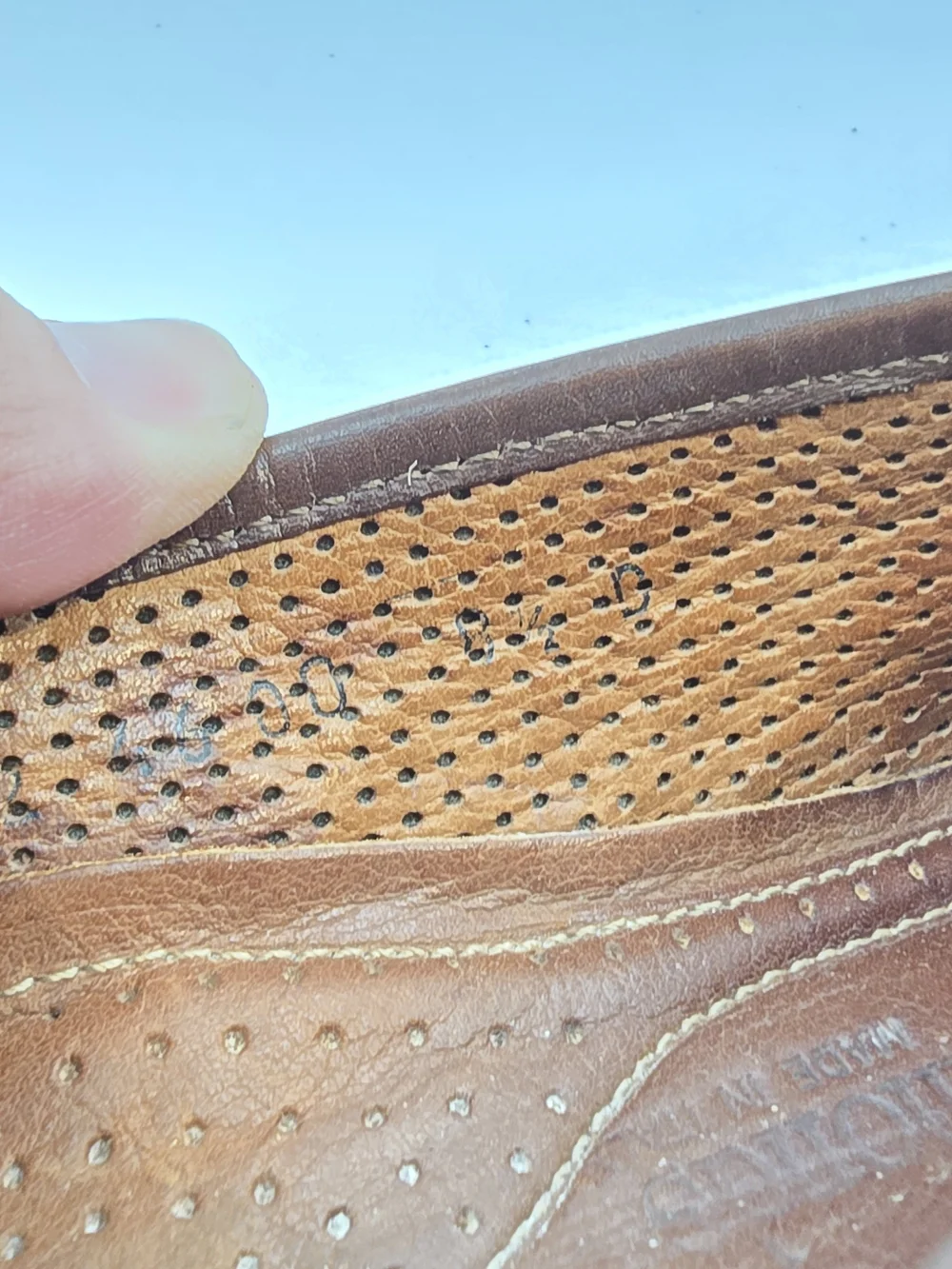 Allen Edmonds handwoven leather