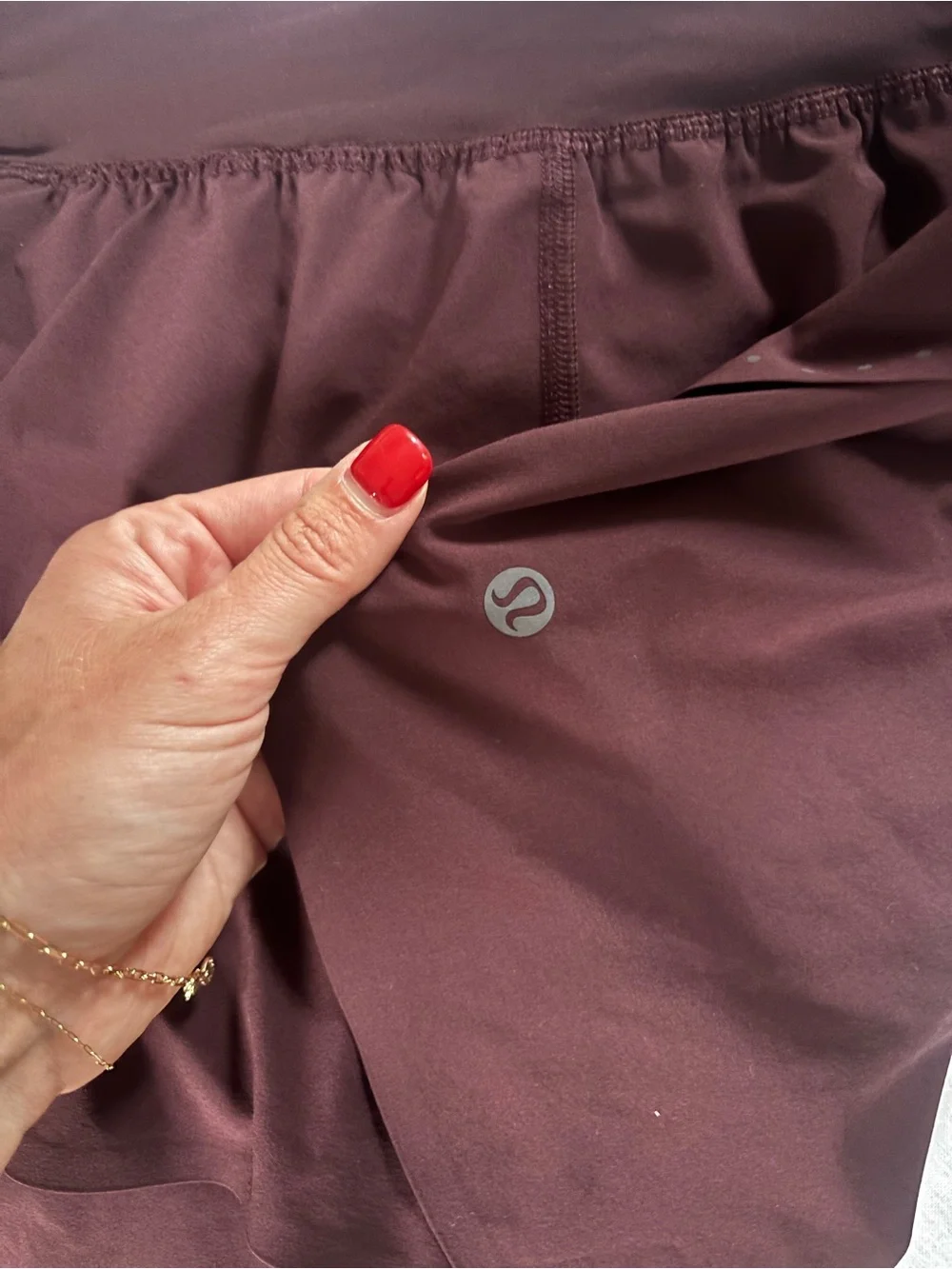 Lululemon Fast and Free High-Rise Classic-Fit Split Short 3 Goodnight Plum