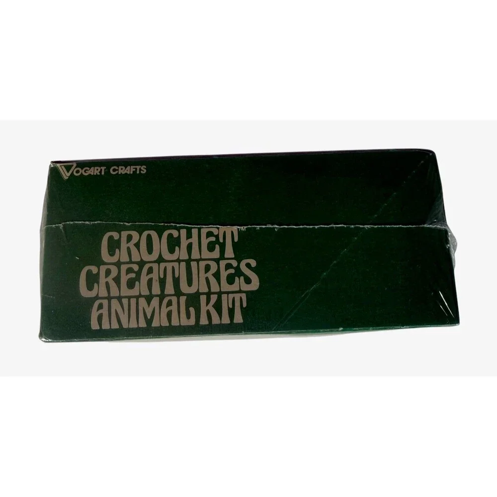 Vintage VOGART Crafts Crochet Creatures Animal Kit 3101 Lion-Sealed - NEW