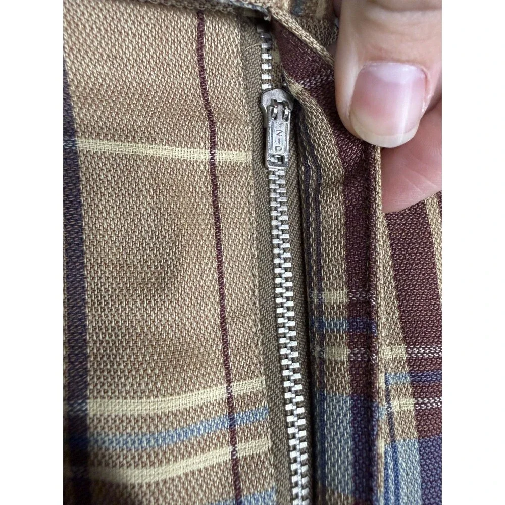 Pearly Gates Pants Mens 30x30 Plaid Tapered Golf Wool Old School Pleated Classic