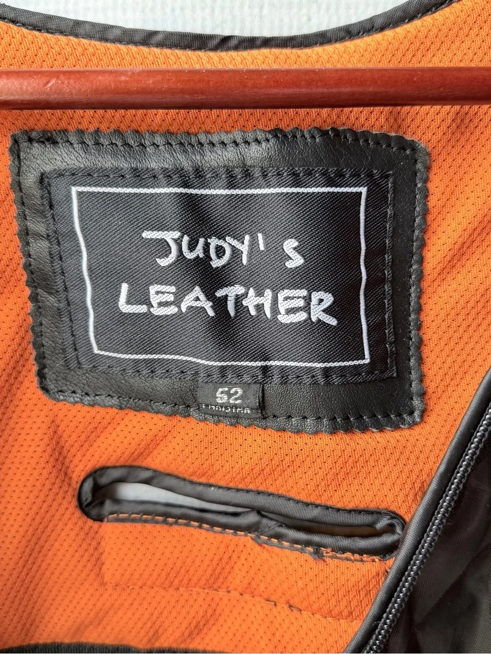 Vintage Judy’s Leather Quilted Jacket Liner